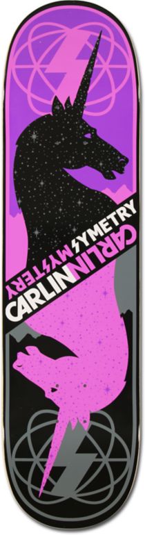 Mystery Jimmy Carlin Symetry 8.25 Skateboard Deck