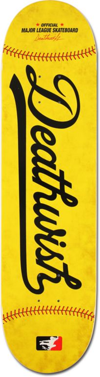 Deathwish Dragon Yellow 8.0 Skateboard Deck