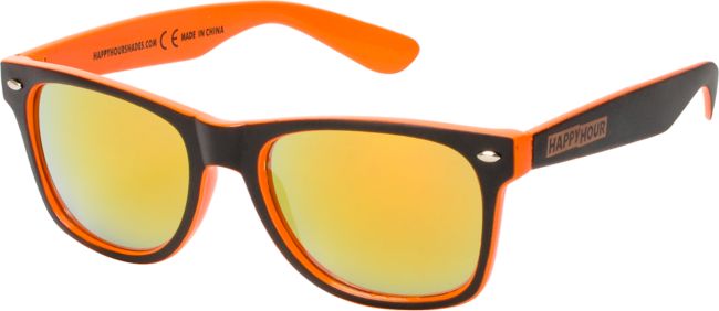 Happy Hour x Yelawolf Slumerican Black & Orange Sunglasses