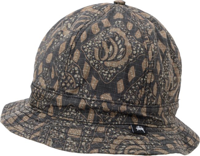 Stussy Bali Black Bucket Hat