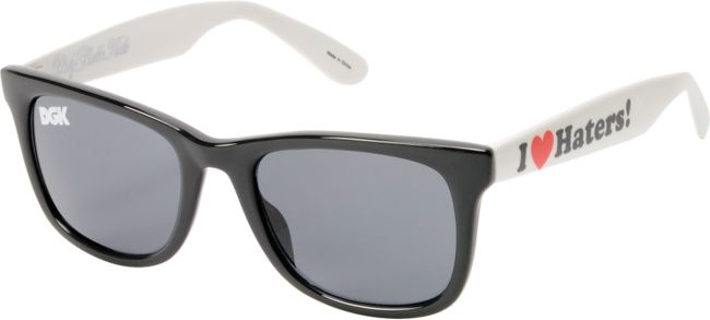 DGK Haters Black & White Sunglasses