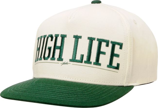 JSLV High Life Natural & Green Snapback Hat