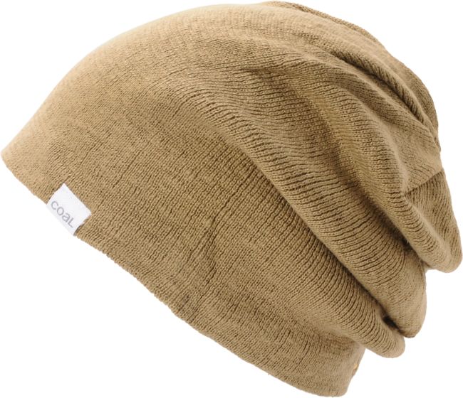 Coal Fields Dark Khaki Slouchy Beanie