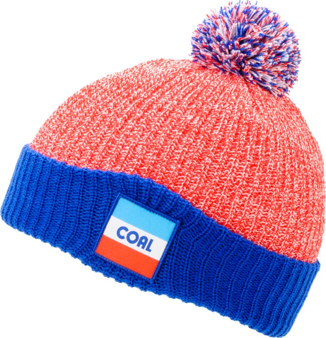 Coal Stanwood Red, White & Blue Pom Beanie
