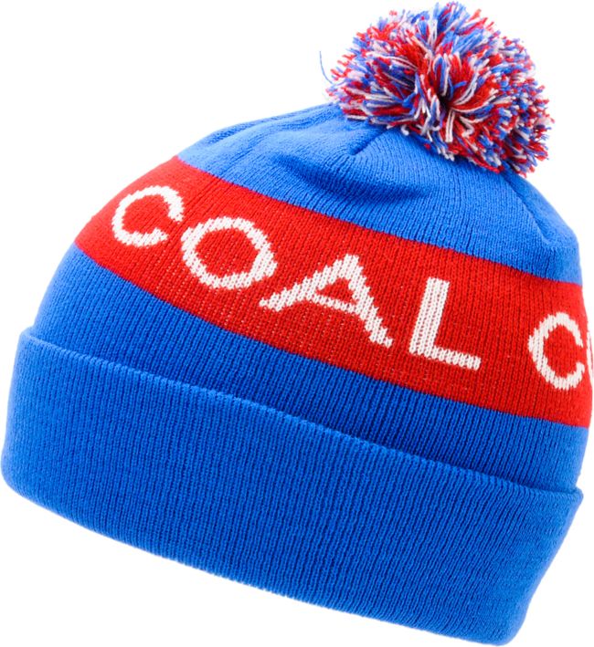 Coal Team Blue Pom Beanie