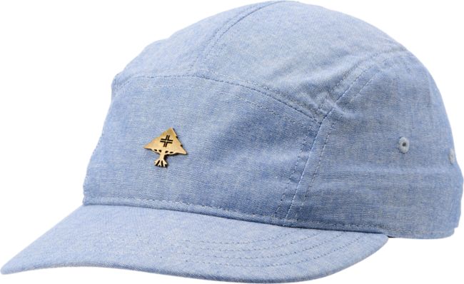 LRG Free Bricks Blue Chambray 5 Panel Hat