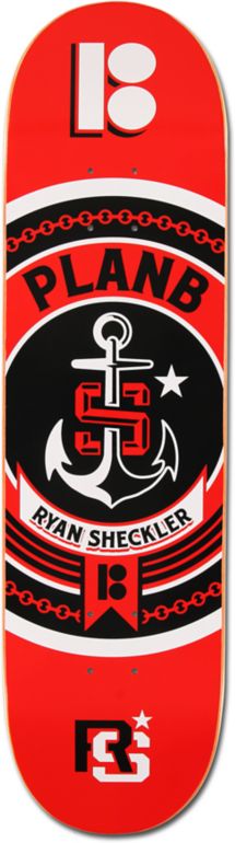 Plan B Ryan Sheckler Crest 8.25 Skateboard Deck