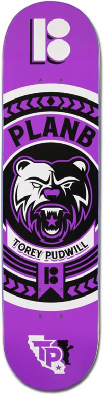 Plan B Pudwill Crest 2 7.75 Skateboard Deck