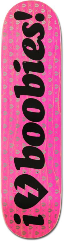 Mystery x KAB I Heart Boobies 7.87 Skateboard Deck