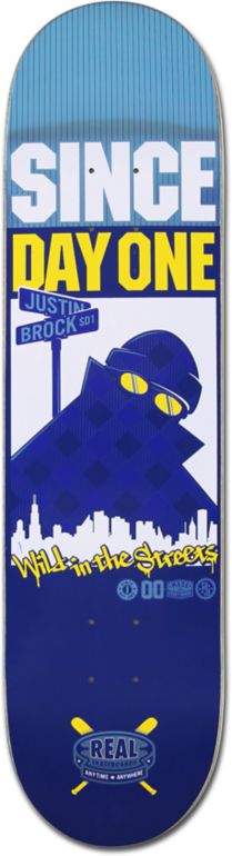 Real Justin Brock Hoodwatch 8.25 Skateboard Deck
