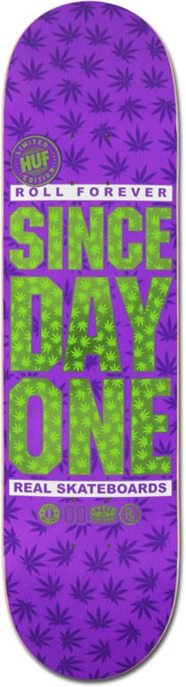 Real x HUF Since Day One 8.25 Skateboard Deck