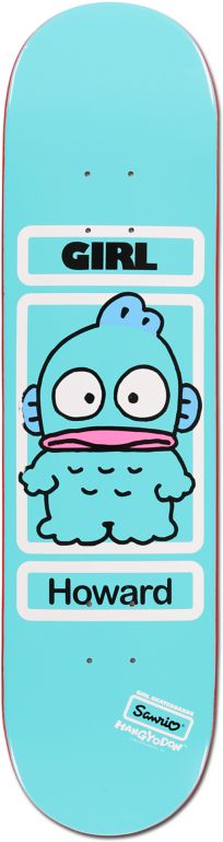 Girl x Sanrio Rick Howard Hello Kitty 8.25 Skateboard Deck