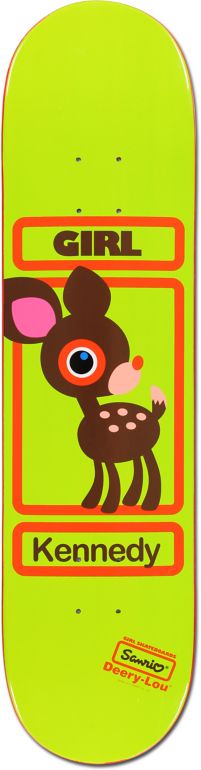 Girl x Sanrio Kennedy Hello Kitty 8.0 Skateboard Deck