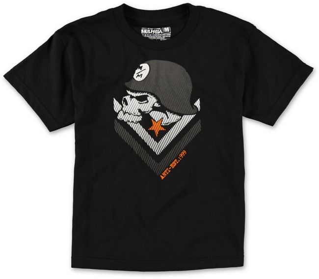 Metal Mulisha Boys Brain Black Tee Shirt