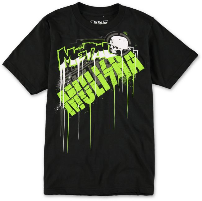 Metal Mulisha Boys Drip Black Tee Shirt