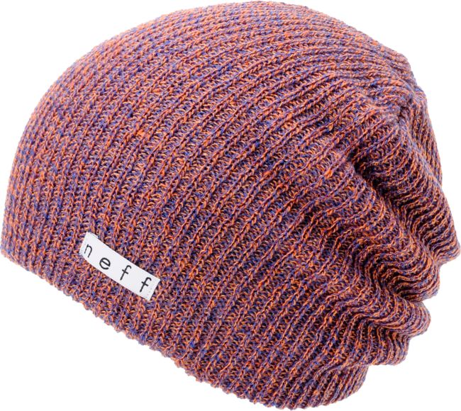 Neff Daily Heather Orange & Blue Beanie