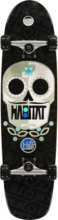 Habitat Sugar Skull Medium 32.0 Cruiser Complete Skateboard
