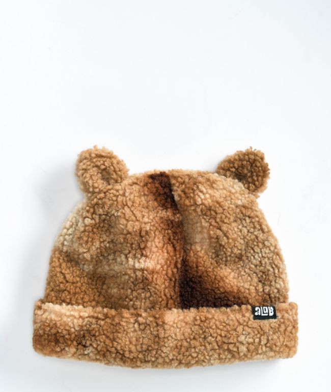 A.LAB Honey Bear Brown Sherpa Beanie - A.LAB