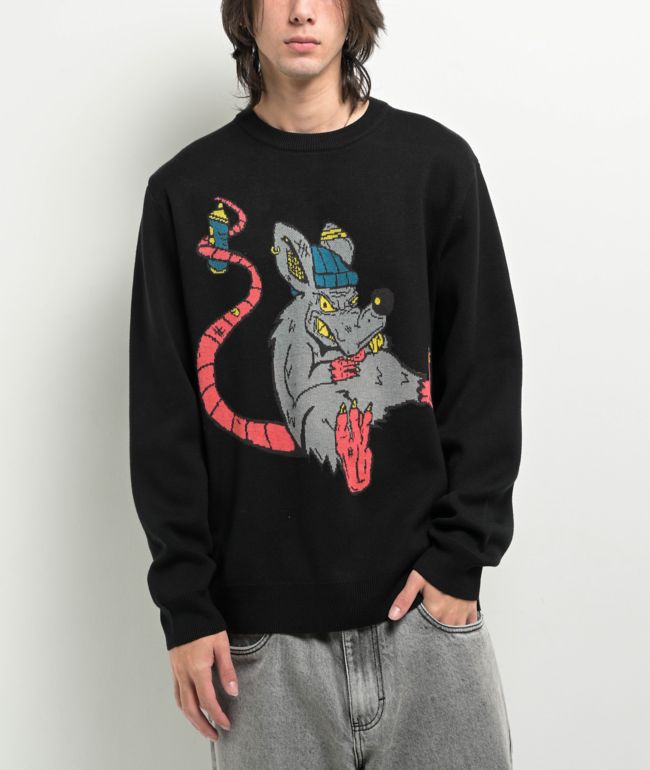 Empyre Street Rat Black Sweater - Empyre