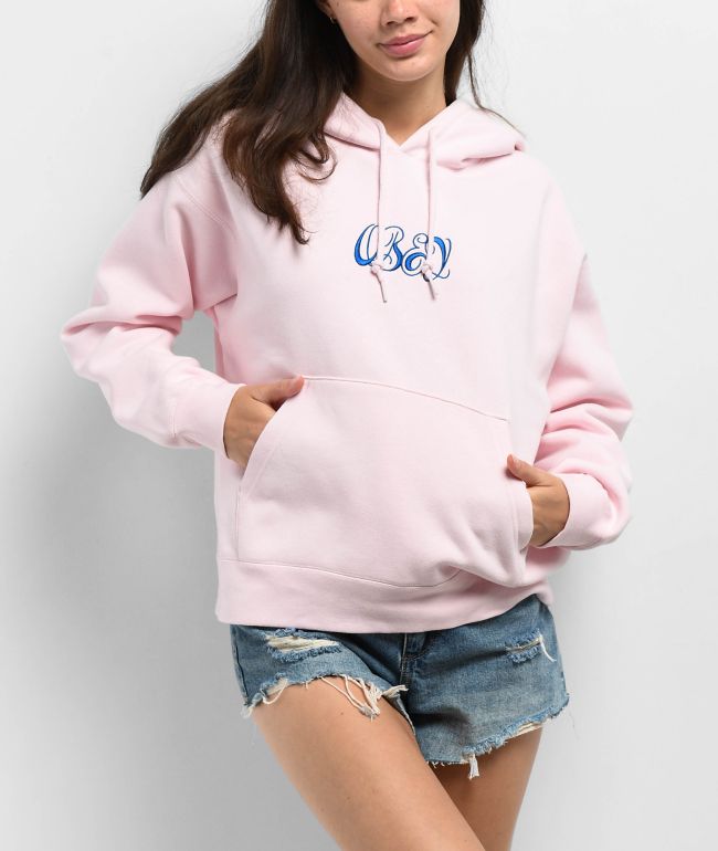 Obey Ribbon Pink Sorbet Hoodie - Obey