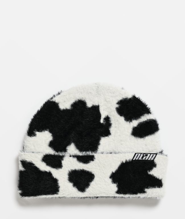 A.LAB Moovin On White Shag Beanie - A.LAB