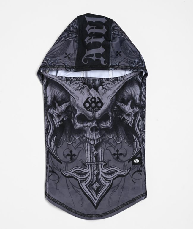 686 x Affliction Black Hinged Balaclava - 686