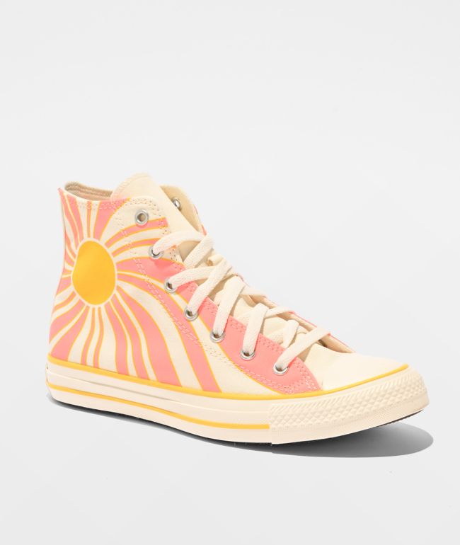 Converse Kids Chuck Taylor All Star Sunny Outlook High Top Shoes - Converse