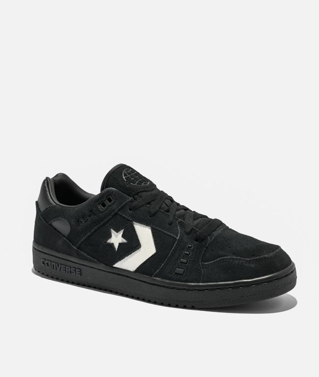 Converse AS-1 Pro Black & Vintage White Skate Shoes - Converse
