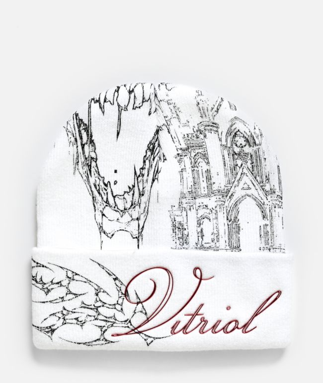 Vitriol Casanostre White Beanie - Vitriol