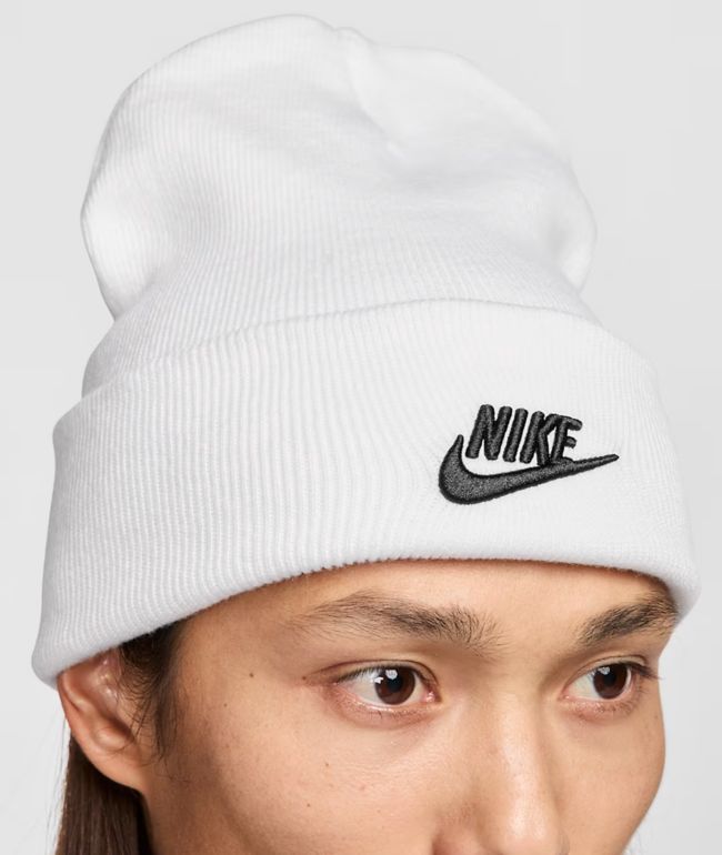 Nike Peak Futura White Beanie - Nike