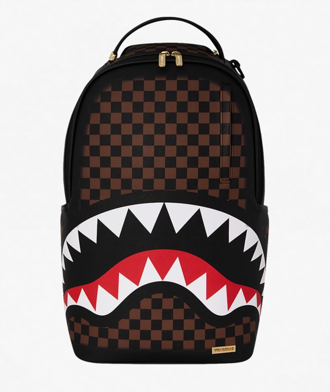 Sprayground Checker Fade Brown Backpack - Sprayground