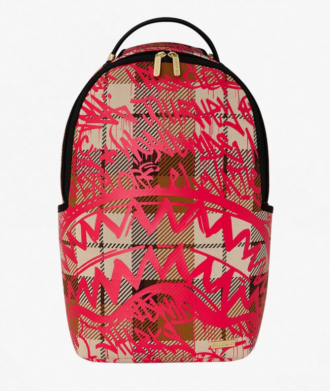 Sprayground Graffed Up Plaid Backpack - Sprayground