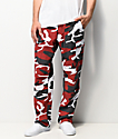 red camo cargo pants