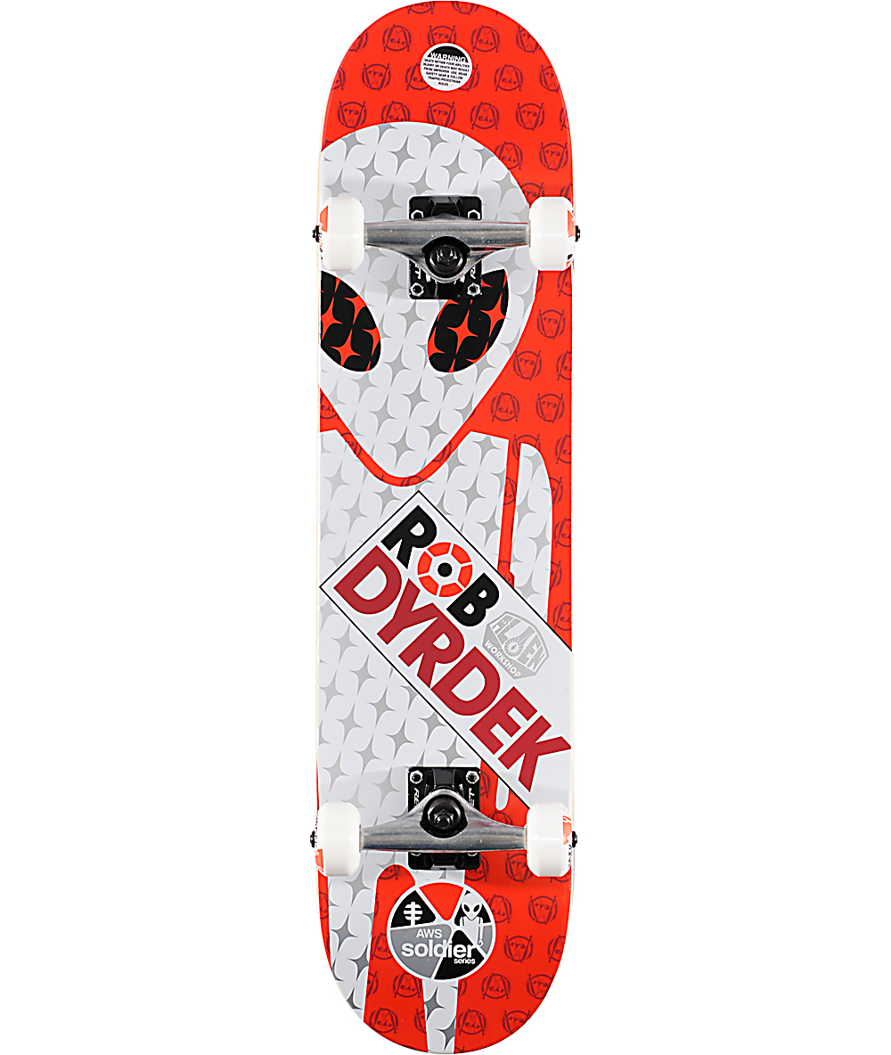 Alien Dyrdek 7.6" Soldier Complete Skateboard Zumiez