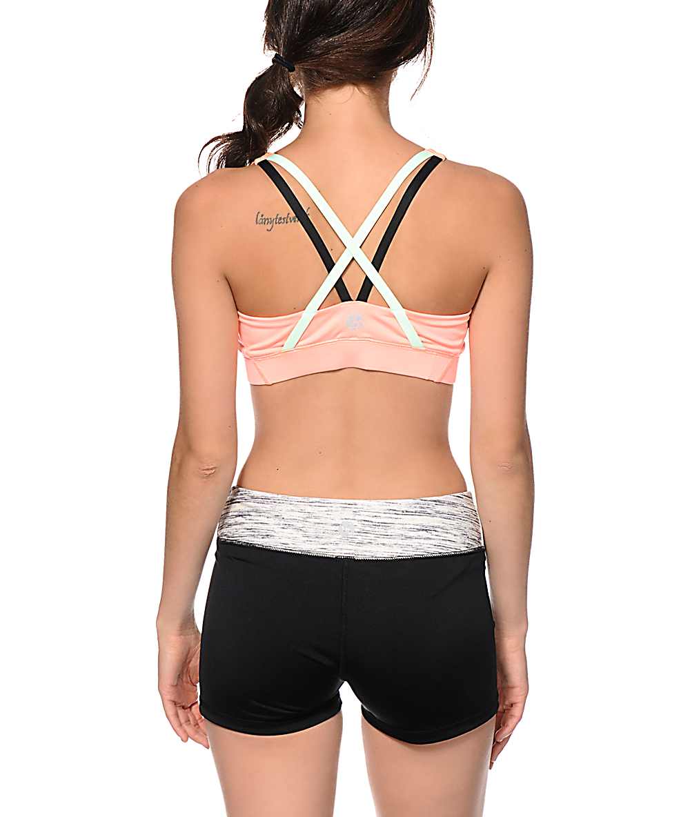 Aperture Tai X Back Sports Bra Zumiez