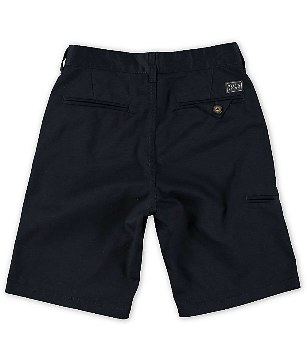 navy blue chino shorts