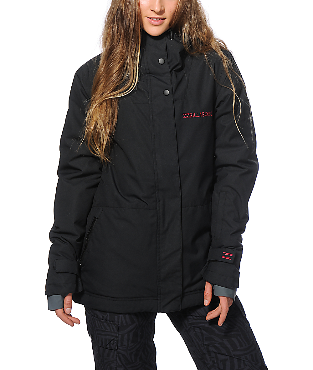Billabong Cheeky Black 10K Snowboard Jacket Zumiez