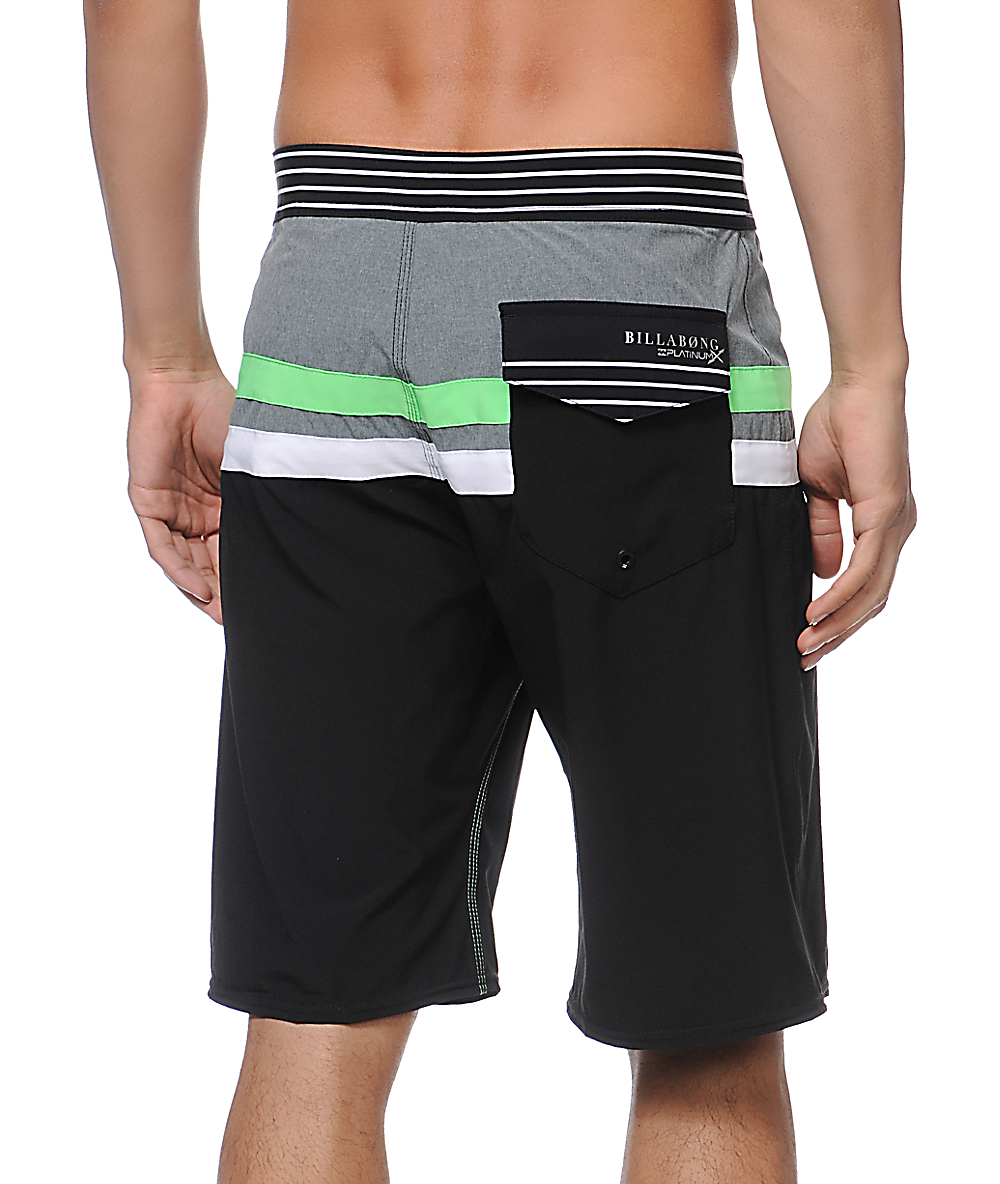 Billabong Muted 21" Neon Green Board Shorts Zumiez