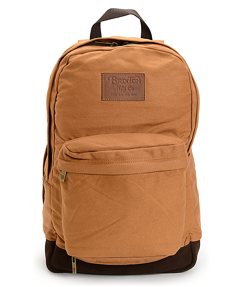 Brixton Basin Brown Backpack Zumiez