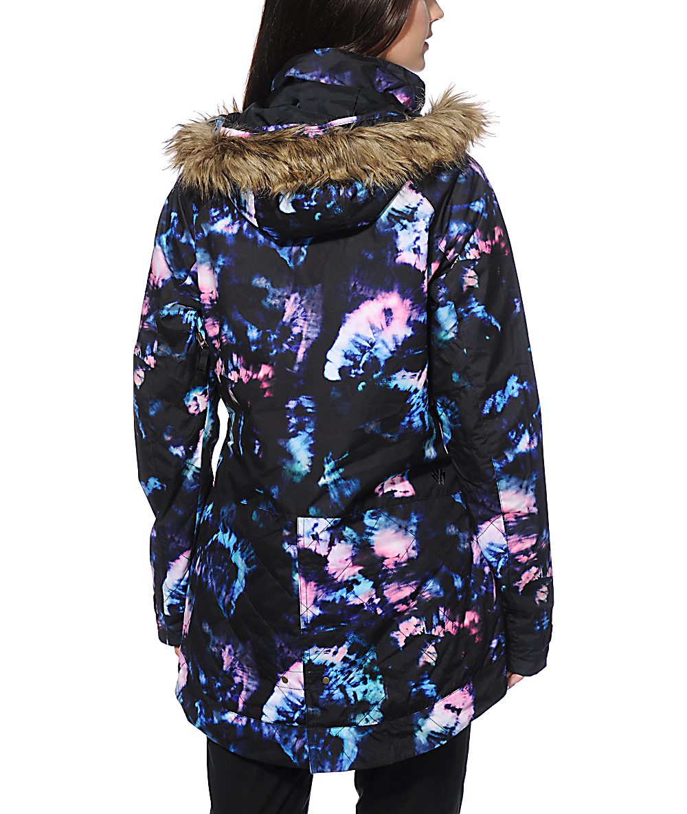 Burton TWC Charlie Tie Dye 10K Snowboard Jacket Zumiez