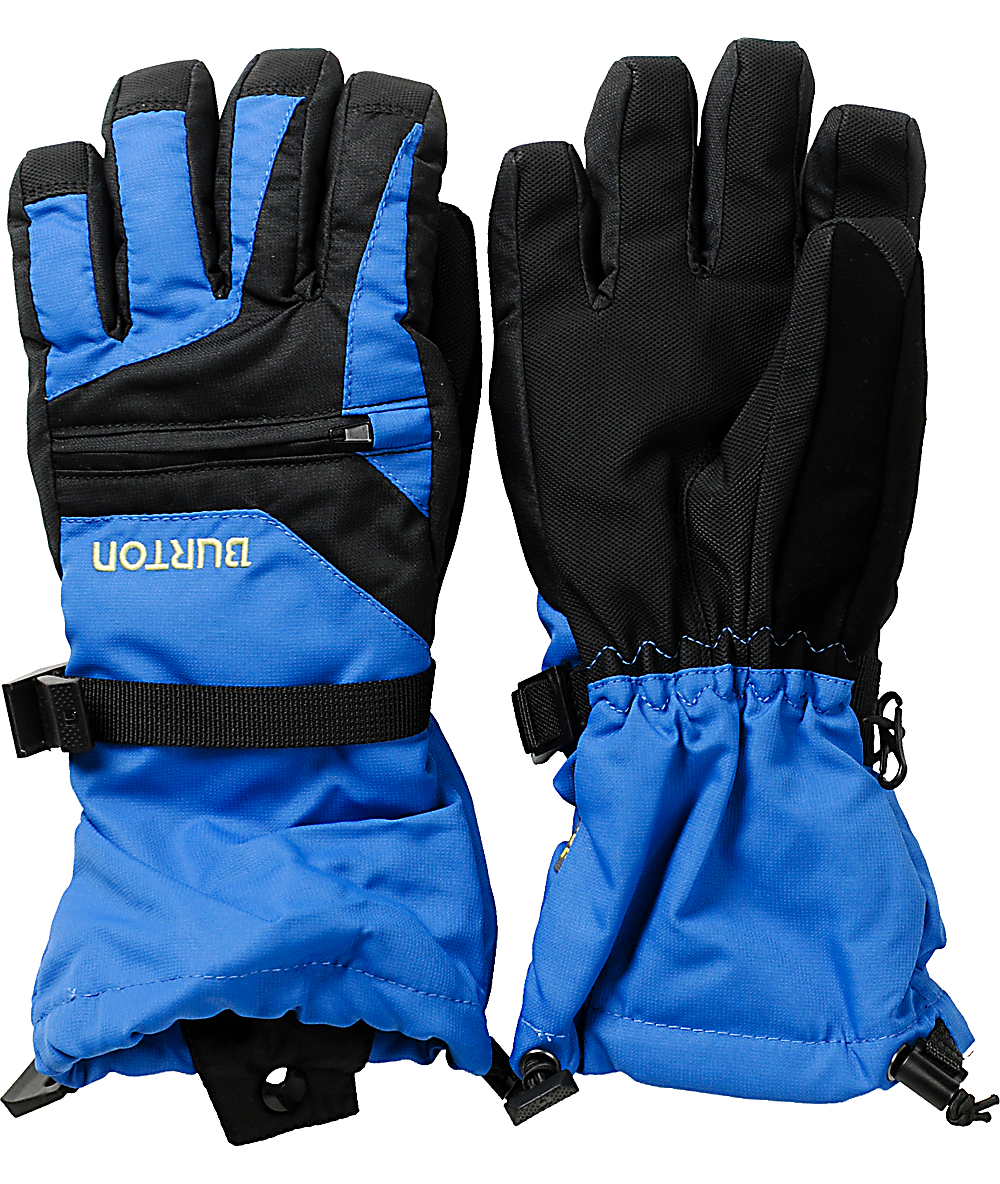 Burton Youth Blue Vent Snowboard Gloves Zumiez