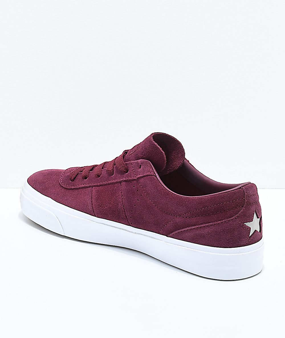 Converse One Star CC Pro Deep Bordeaux Skate Shoes Zumiez Converse One Star CC Pro Deep Bordeaux Skate Shoes Zumiez