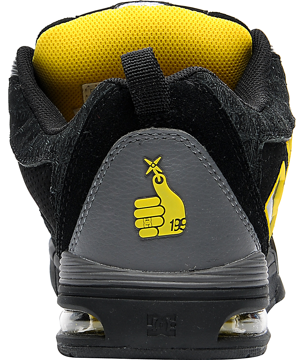 DC Frenzy TP Black & Yellow Skate Shoes Zumiez DC Frenzy TP Black & Yellow Skate Shoes Zumiez