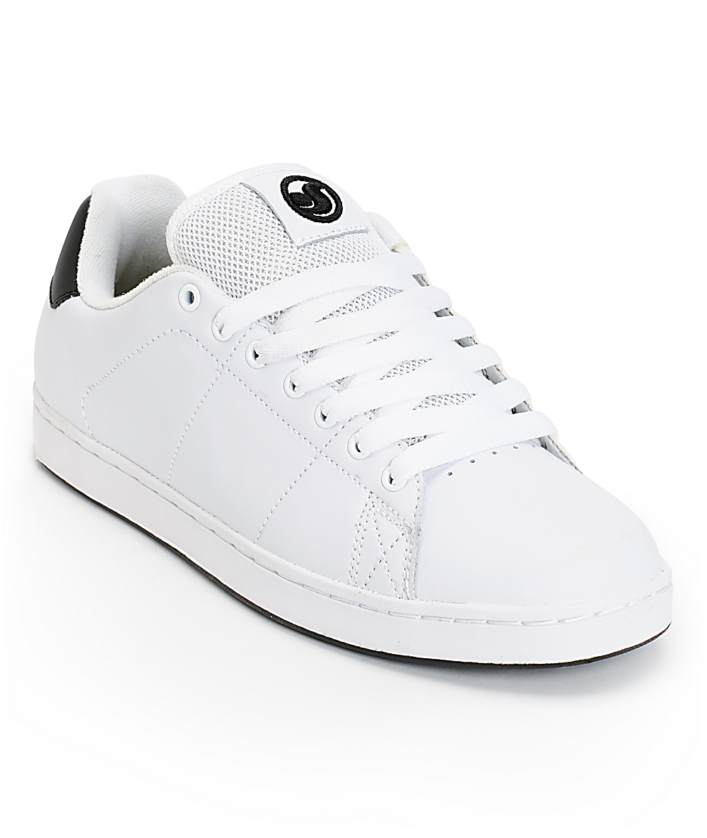 DVS Gavin 2 White Leather Skate Shoes Zumiez