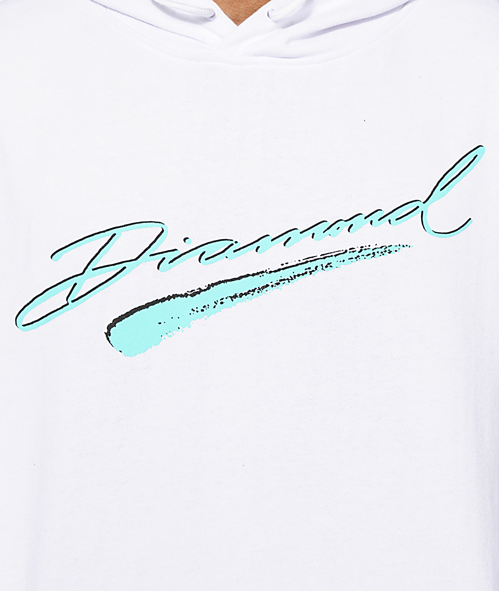 Diamond Supply Co Brush Script Hoodie Zumiez