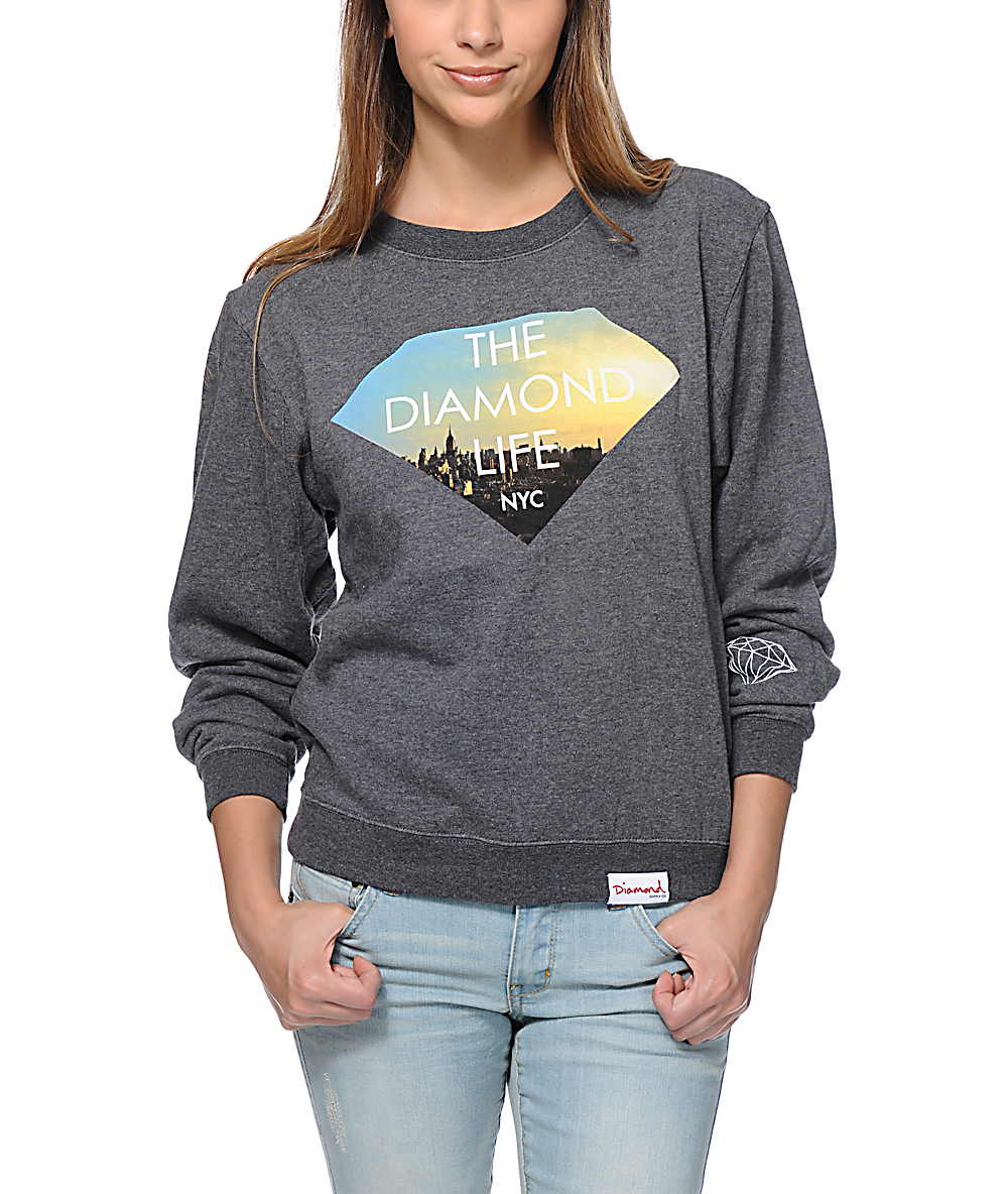 womens diamond supply co sweatshirt