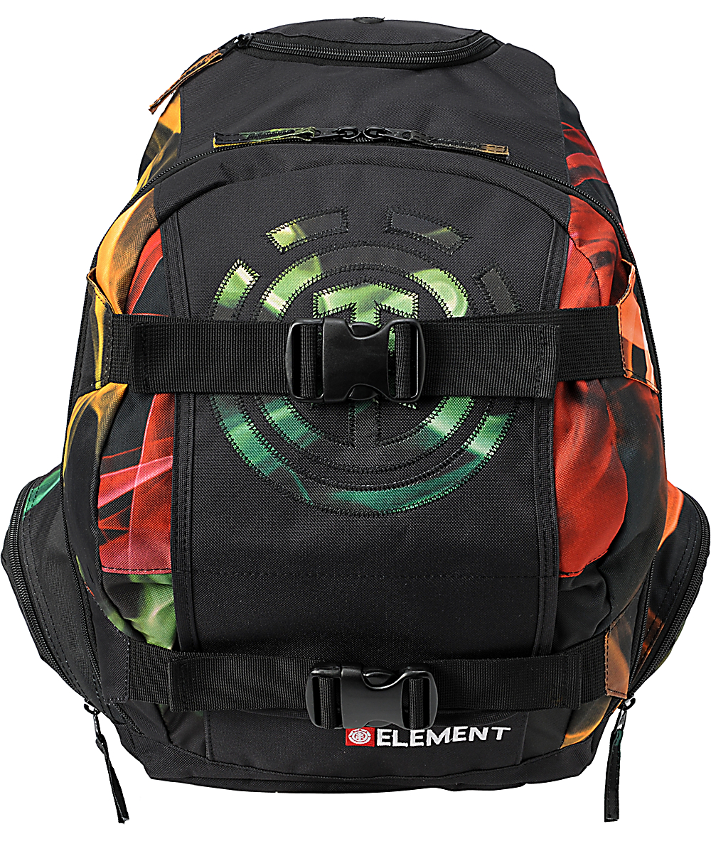 Element Torch Rasta Skate Backpack Zumiez