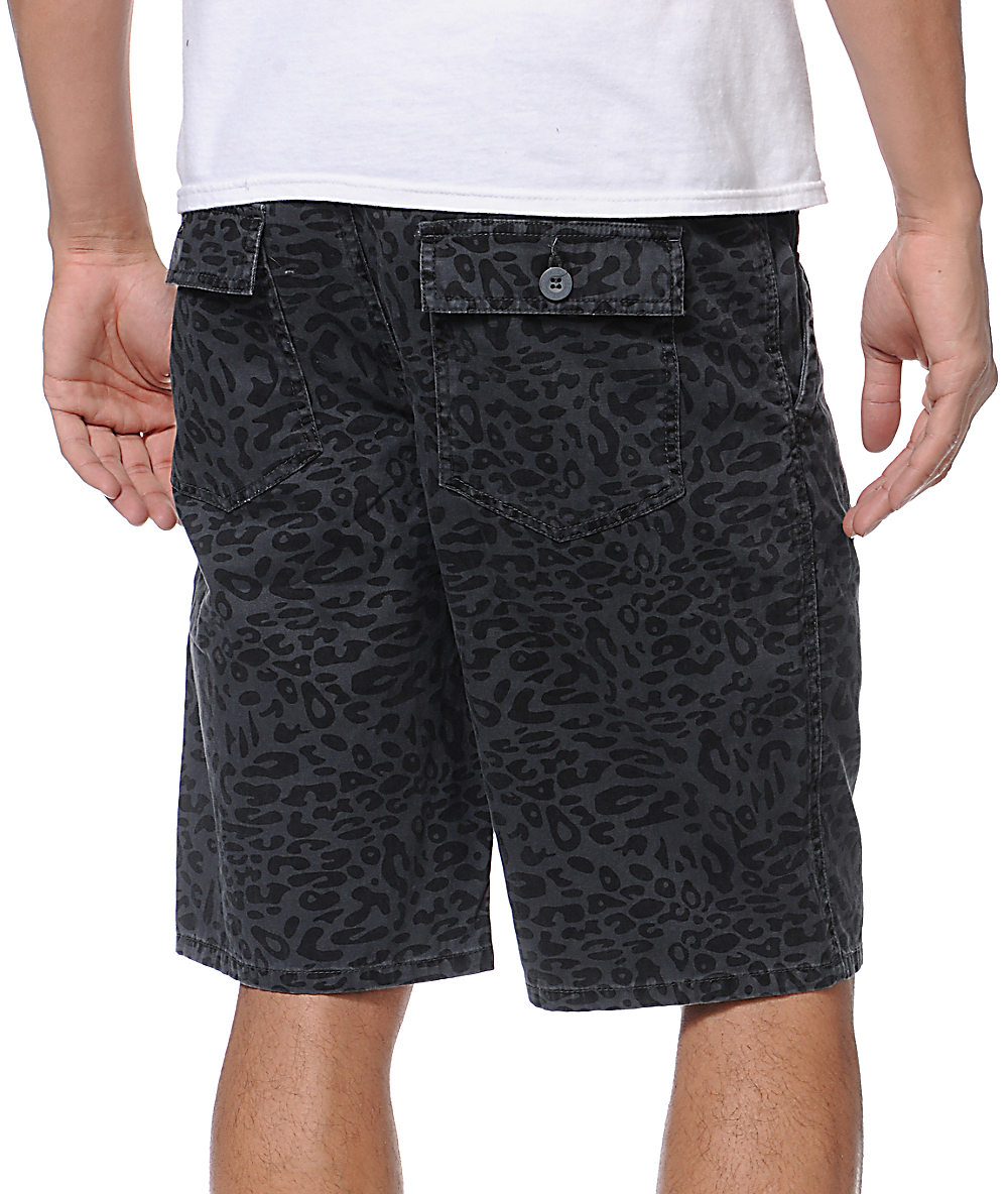 charcoal chino shorts