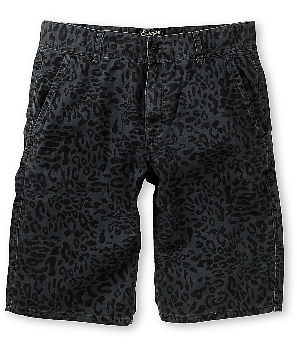 charcoal chino shorts