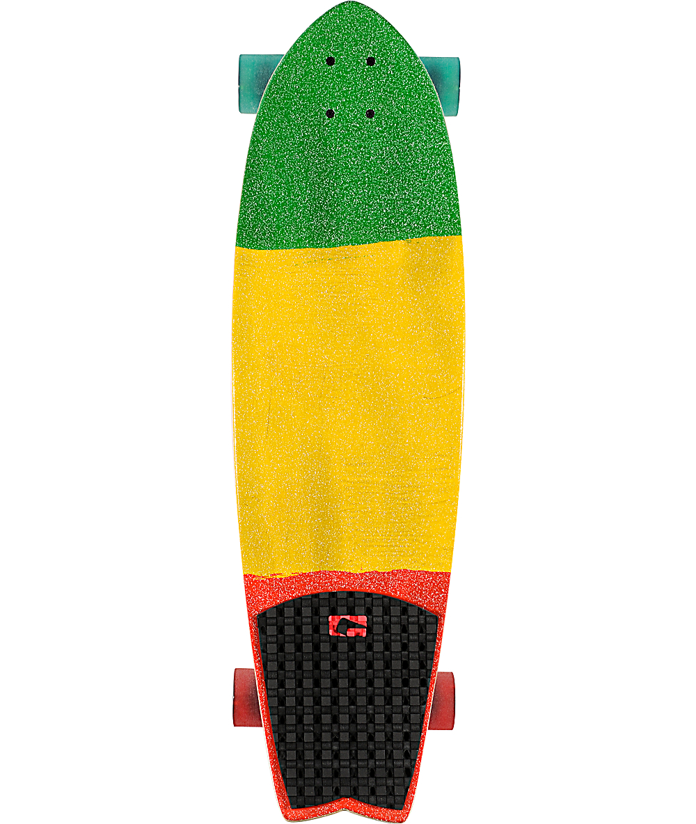Globe Rasta Chromantic 30" Cruiser Complete Skateboard Zumiez